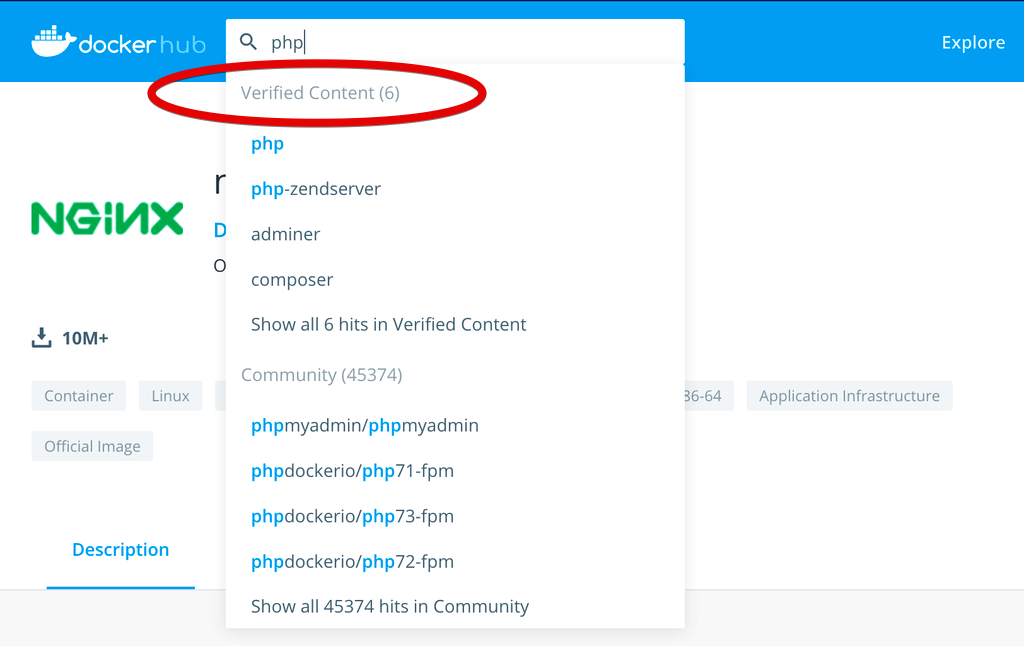 Обратите внимание на надпись "Verified Content" вверху